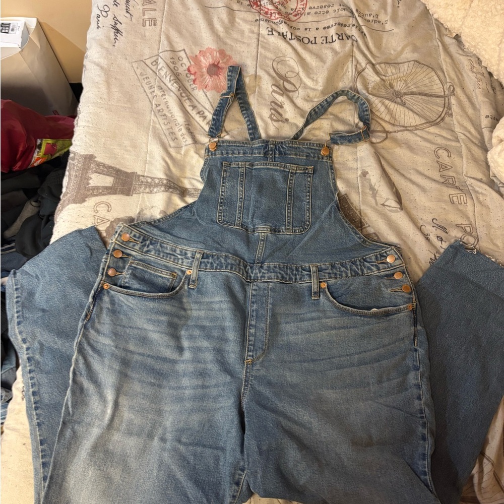 Women's Blue Denim Overalls